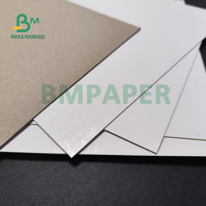 900gsm 1400gsm 흙 코팅 이사회는 저장 블랙박스 700 Ｘ 1000 밀리미터 동안 뒤쪽을 회색으로 합니다