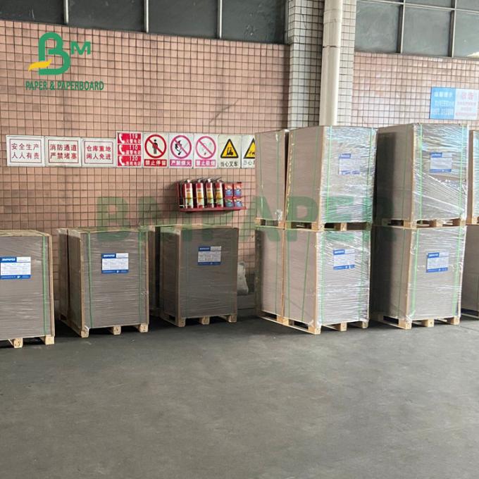 900gsm 1400gsm 흙 코팅 이사회는 저장 블랙박스 700 Ｘ 1000 밀리미터 동안 뒤쪽을 회색으로 합니다