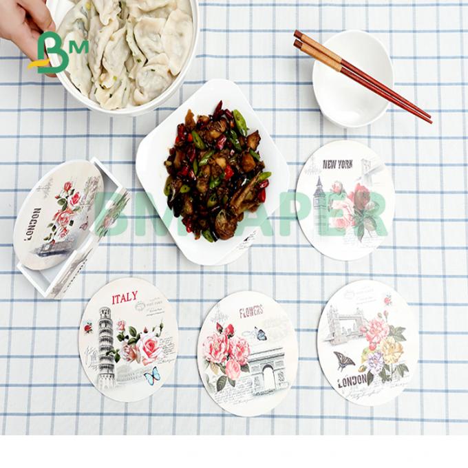 0.7 밀리미터 Natural White 컵 밑받침 이사회 좋은 물 흡수  460 밀리미터 Ｘ  610 밀리미터