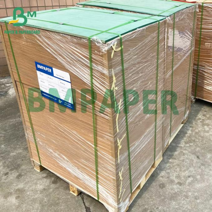 표백된 하얀 누 크라프트 지 80gsm 고강도 백 백서