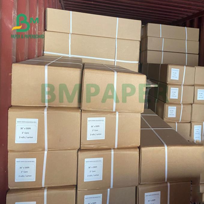 80gsm 양측 사이드는 종이 좋은 잉크 흡수를 출력하는 플로터를 청색화합니다