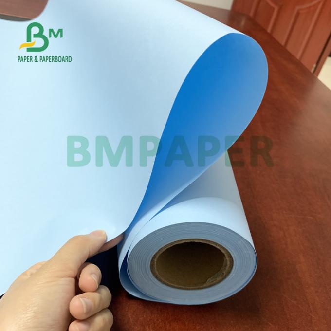 디자인 20lb를 위한 24 Ｘ 150ft 2 핵심 푸른 공학 플로터 종이