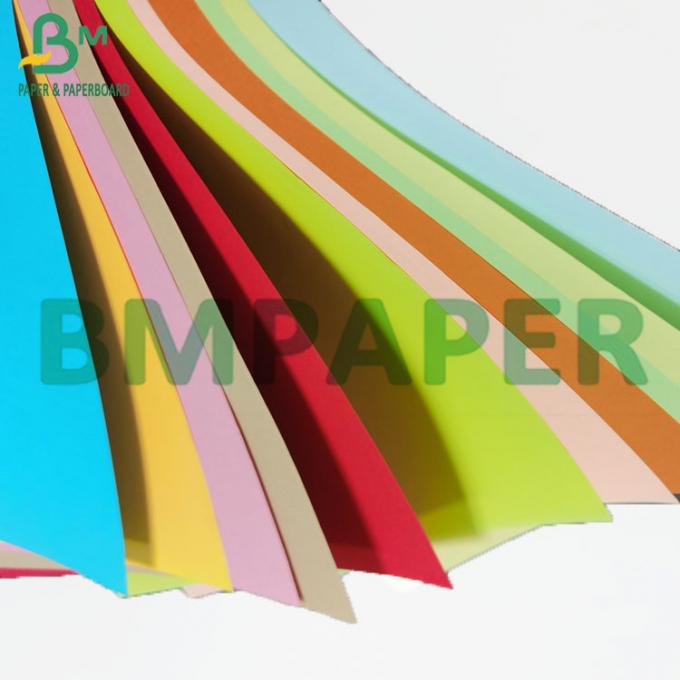 100gsm - 250gsm 화려한 도금되지 않은 도안지 1350 밀리미터 폭 DIY 색견본 카드