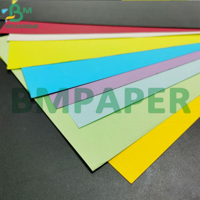 백을 위한 80GSM 110GSM 화려한 패킹 크라프트 지 빛깔 브리스틀 공예지