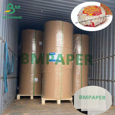 30g-80g Greaseproof 흰색 종이 롤 고품질 식품 포장 마스터 롤 사용자 지정 크기