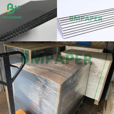 검은색 / 흰색 호러브 카드보드 3층 전체 컬러 F 플루트 보드 700mm X 1000mm