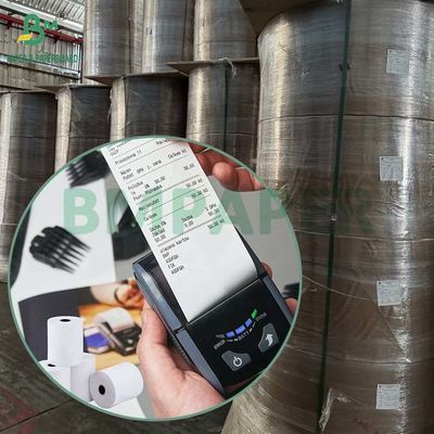 80GSM 90GSM 상단 코팅 감열지 금전 등록기 롤 490MM