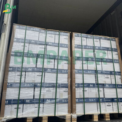 55gm A4 탄소 없는 복사용 종이 시트 CB 흰색 CF 색상 NCR 종이, 파란색 이미지