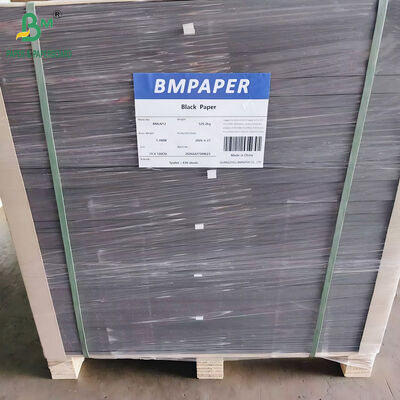 800gsm 1200gsm 1600gsm Black Paper Rigid Cardboard 72cm X 102cm for Photo Frame