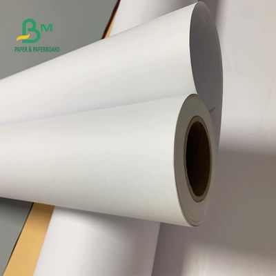 92 밝기 24 " Ｘ 300ft 20lb CAD 본드지 도금되지 않은 백색 묶음