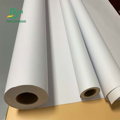 92 밝기 24 " Ｘ 300ft 20lb CAD 본드지 도금되지 않은 백색 묶음