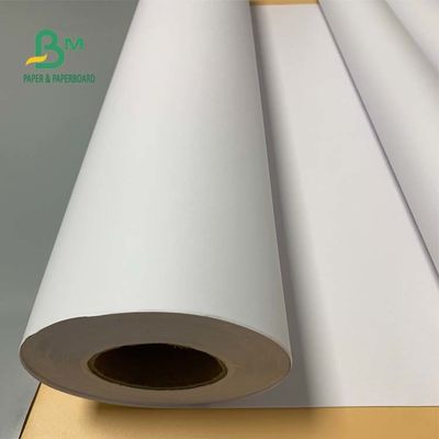 92 밝기 24 " Ｘ 300ft 20lb CAD 본드지 도금되지 않은 백색 묶음