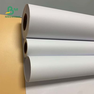 92 밝기 24 " Ｘ 300ft 20lb CAD 본드지 도금되지 않은 백색 묶음