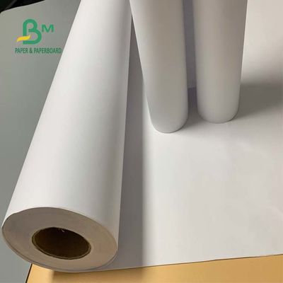 92 밝기 24 " Ｘ 300ft 20lb CAD 본드지 도금되지 않은 백색 묶음
