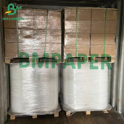 밀짚 용지 줄무늬가 있는 빨간색을 위한 60gsm 크라프트지 포장지 묶음 15 밀리미터 19 밀리미터 폭