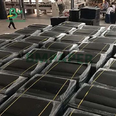 Ｅ Ｆ 플루트 검은 파상지 판지로 만드는 110gsm 120gsm 150gsm 두께