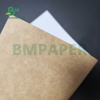 샐러드 블랙박스 식품 금고를 위한 250gsm 300gsm C1S 크래프트 뒤로 코팅된 이중화 보드