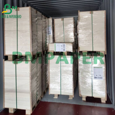 200g - 회색 뒤쪽 재생 펄프 재료와 450g 코팅된 하얀 두층 종이 이사회
