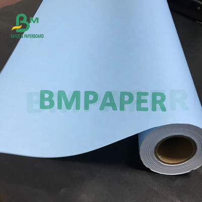 80gsm 20lb 일 측면 / 양측 사이드는 플로터 페이퍼 롤 디지털 프린팅을 청색화합니다