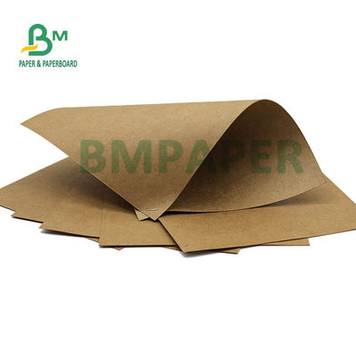 250gsm 식품 포장지,  저항하는 79 Ｘ 109 센티미터를 폴딩시키는 식판을 위한 브라운 크라프트 지