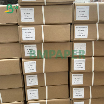 2 핵심 흰색 잉크 분사 공학 종이 20# CAD 결합 롤  24 Ｘ 300ft