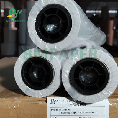 60gsm 83gsm 아이 그림을 위한 반투명 트레이싱 페이퍼 롤 20'' 24'' X 50m