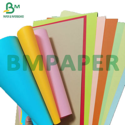 100gsm - 250gsm 화려한 도금되지 않은 도안지 1350 밀리미터 폭 DIY 색견본 카드
