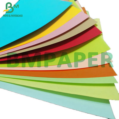 100gsm - 250gsm 화려한 도금되지 않은 도안지 1350 밀리미터 폭 DIY 색견본 카드