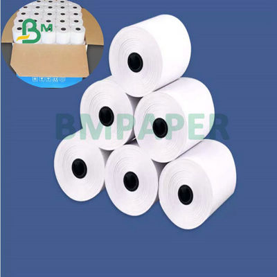 뱅크 POS를 위한 55gr 80x80mm 57x40mm 금전 등록기 감열지 묶음
