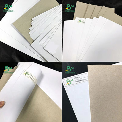 OEM 두층 종이 통 보드 일 측 회색 일 측은 참회자의 흰옷 200을 코팅했습니다 - 450gsm