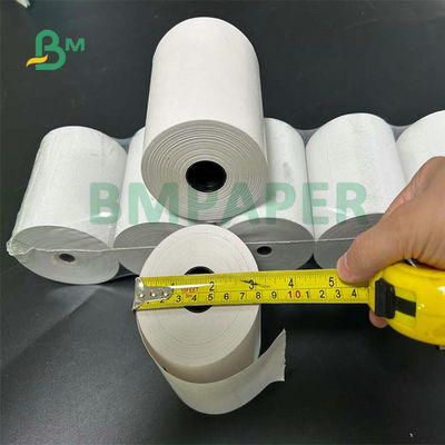 ATM 등록 종이 인쇄를 위한 50Gr 55Gr 80 Ｘ 80 밀리미터 57 Ｘ 50 밀리미터 열 인수증