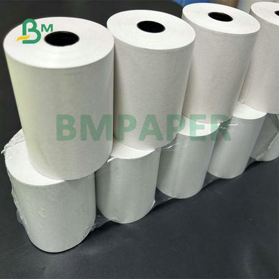 ATM 등록 종이 인쇄를 위한 50Gr 55Gr 80 Ｘ 80 밀리미터 57 Ｘ 50 밀리미터 열 인수증