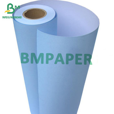 80gm 잉크젯 프린터 종이 청사진 한쪽 파란색, 한쪽 흰색 880mm X 50m 100m 150m 롤 코어 2&quot;