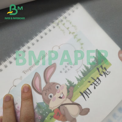 높은 투명성 및 쉽게 깨지지 않는 도화 공학 추적 종이