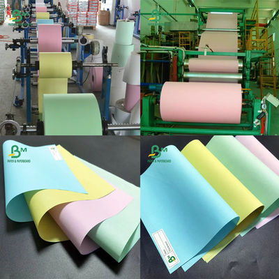 SGS 탄소 없는 복사 종이 CB CFB CF 크기 43 X 61cm A2 55-60 Gsm 화이트 페이퍼 블랙 이미지