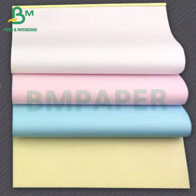 FDA 탄소 없는 복사용 종이 55gsm CB CF CFB 다채색 접수본 책 종이