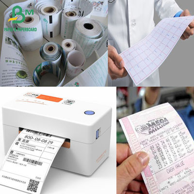 화이트 열용 종이 57*40mm 80*80mm 80*60mm 현금기록 종이 롤 ATM 은행 포스 종이