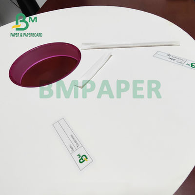 28gm 식품용 흰색 종이 포장 빨대용 30mm 35mm 환경 친화적