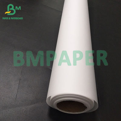 63g 흰색 가벼운 무게 투명 추적 종이 880mm × 50m 롤 포장