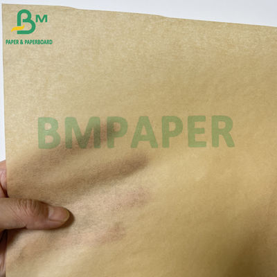 35gm 40gm 브라운 오일 및 지방 내성 식품 포장 크래프트 종이