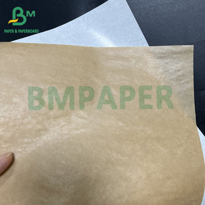 40gsm + 10gsm PE 흰색 불백한 갈색 설탕 포장용 종이 고사용 종이 롤