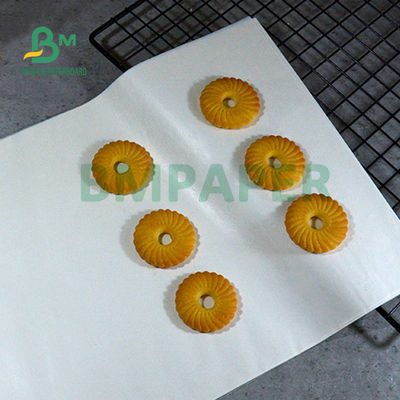 35gm 지방 방지 식품 포장 흰 종이 샌드위치 햄버거 등급 3 6