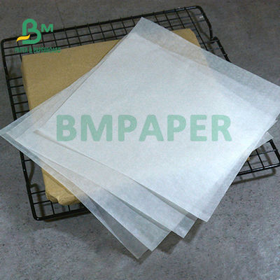 35gm 지방 방지 식품 포장 흰 종이 샌드위치 햄버거 등급 3 6