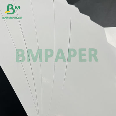 흰색 350gm 400gm 고직성 양면 반짝이는 C2S 아트 종이