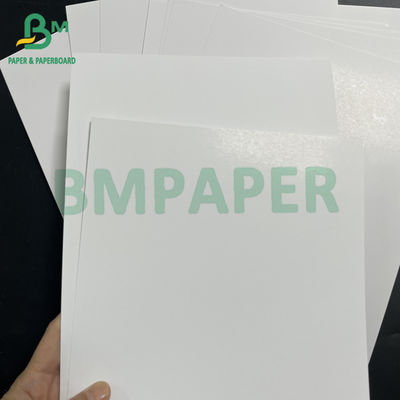 흰색 350gm 400gm 고직성 양면 반짝이는 C2S 아트 종이