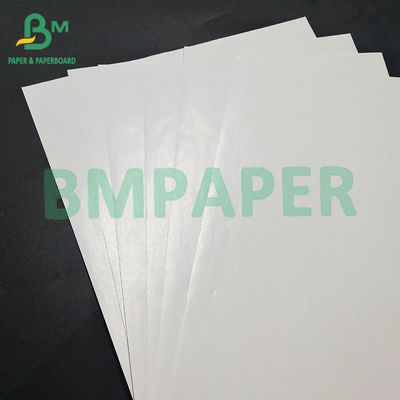 80GSM 백색 단일 반짝이는 한쪽 코팅 라벨 종이