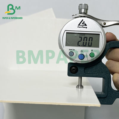 좋은 인쇄성 부드러운 2mm 흰색 카드보드 두꺼운 셀룰로오스 시트