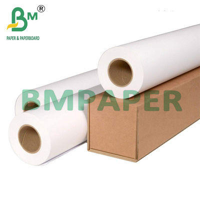 24&quot; 36&quot; X 500ft 80g 플롯터 종이 롤 2&quot; 잉크젯 프린터 코어