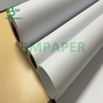 36' X 300ft 코팅 28lb CAD 플롯터 종이 결합 롤 3' 코어