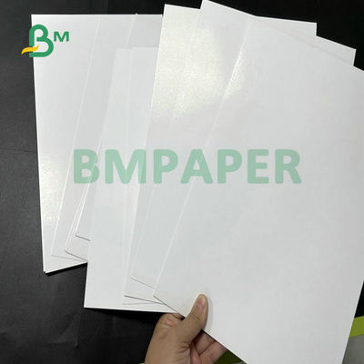 8.5 X 17인치 93% 고백성 환경 친화적 오프셋 인쇄 두 면 코팅 화려한 미술 종이 브로셔
